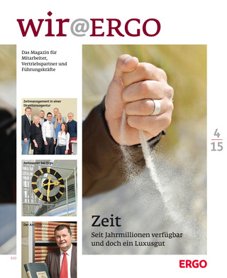 Magazine for ERGO employees. Art direction and layout (Client: Territory)