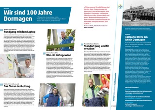 Magazine for Bayer employees. Adaption of existing layout to new CI guidelines (Client: Territory, Hamburg)