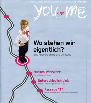 Magazine for Telekom employees (Client: Territory, Hamburg)