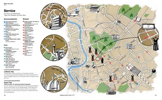 Illustrated map of Rome (Client: Lufthansa/Territory)