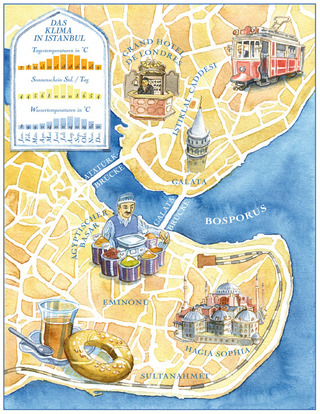 Illustrated city map (Client: Lisa)